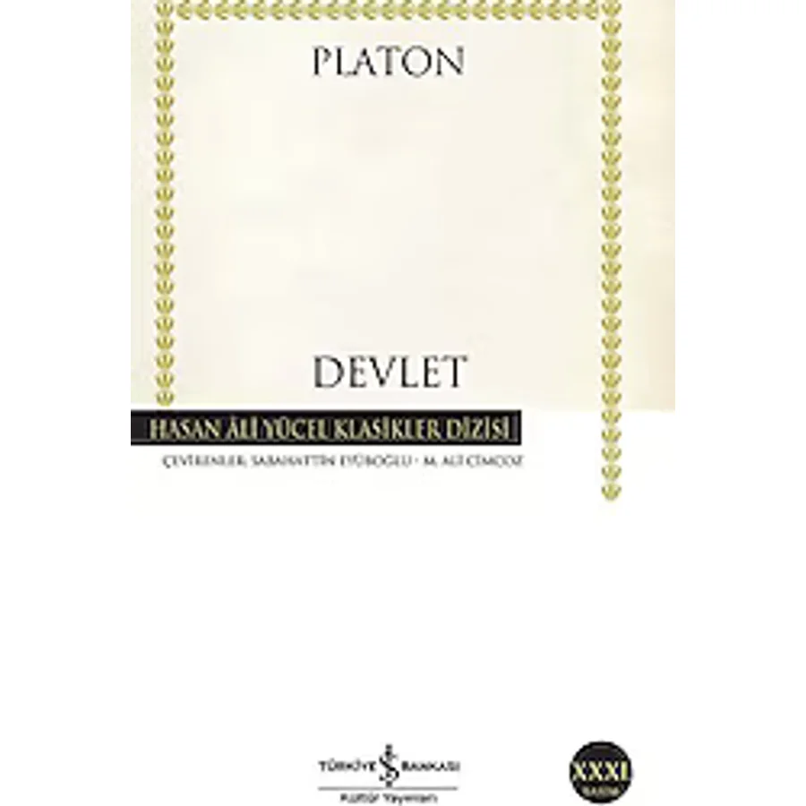 Devlet - Platon İş Bankası Kültür Yayınları