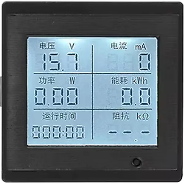 Devremarkt Dc 6-100V 20A Dijital Voltmetre Ampermetre Wattmetre Voltaj Akım Güç Empedans Enerji Tüketim Ölçme