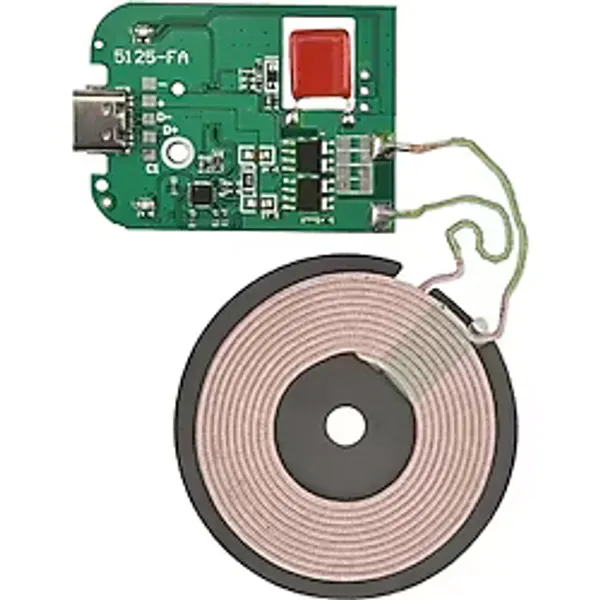 Devremarkt Kablosuz Şarj Modülü Type C 15W Qi 9V 1.5A Mobil Akıllı Telefon Oyuncak Pil Şarj Transmiter