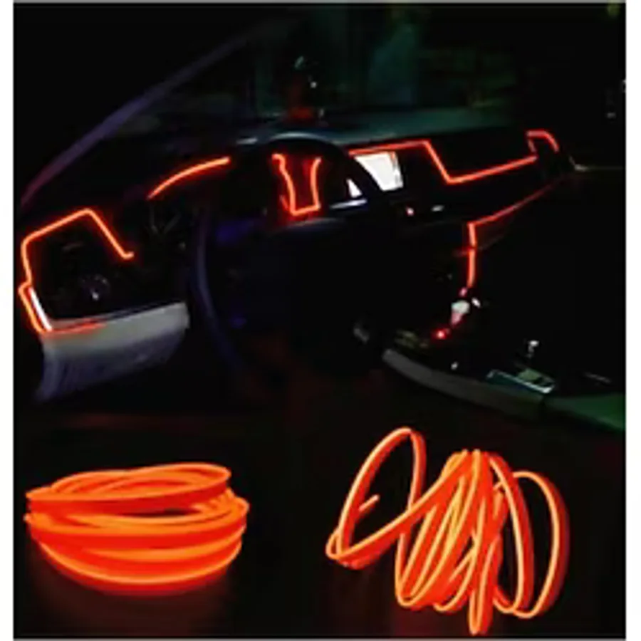 DEVSAN Araç Içi Torpido Ledi - Ip Led - Neon Led - Şerit Led / Turuncu 2 Metre 201688