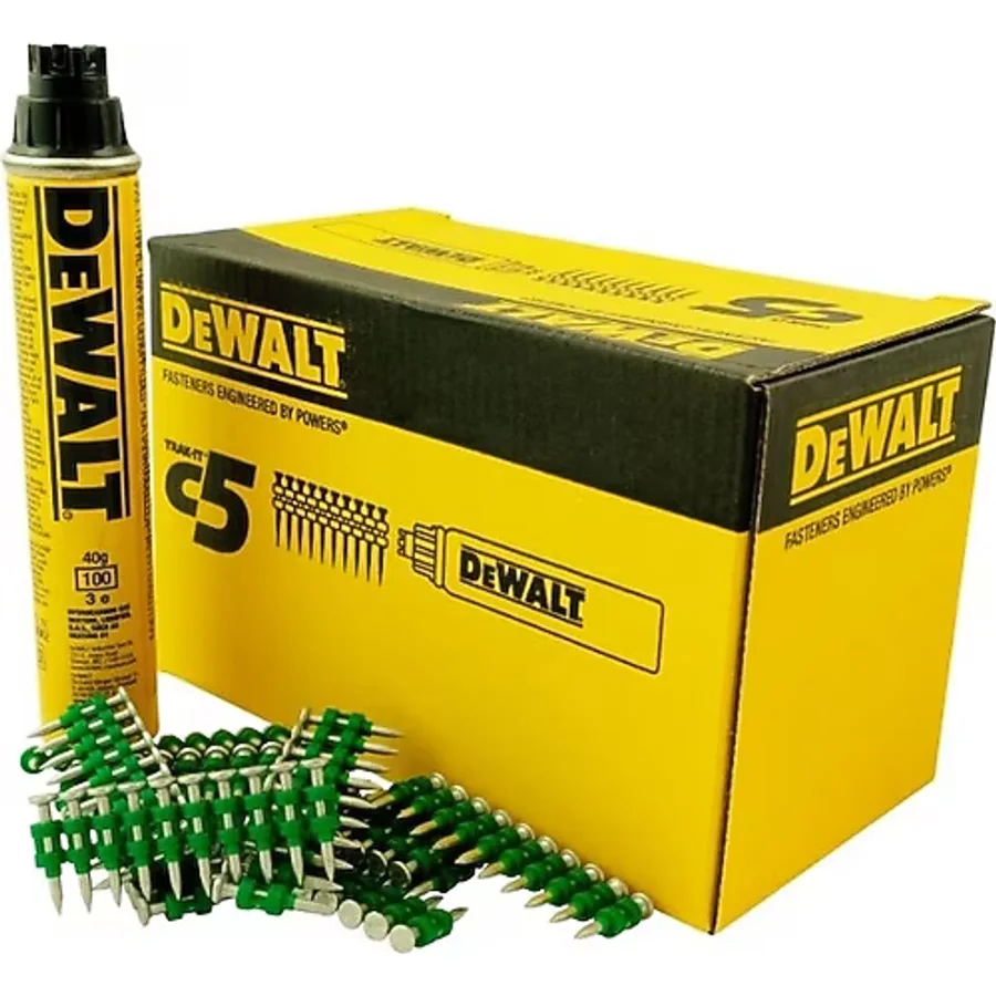 Dewalt DDF6500025 Gazlı Beton Çakma Çivisi 25 mm (700'LÜ) + Gaz tüpü Dahil