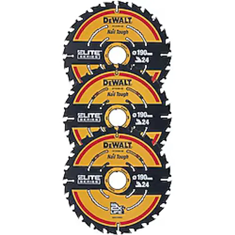 Dewalt DT10399 190 mm 3 Parça Daire Testere Bıçağı