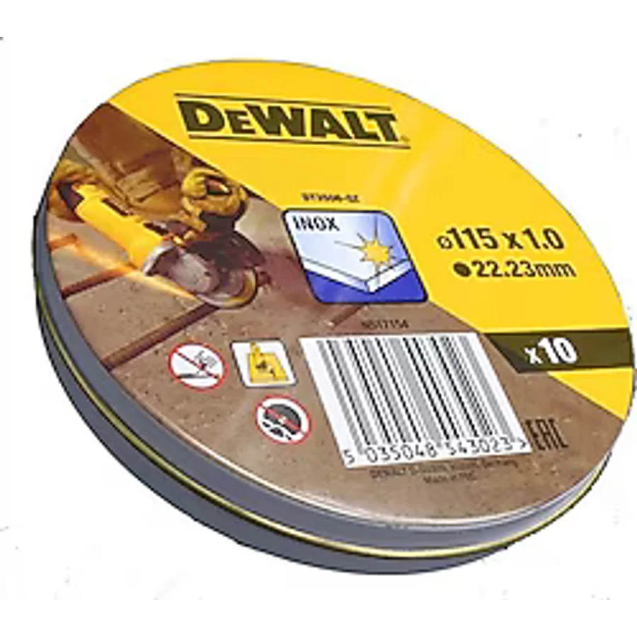 Dewalt DT3506 115x1 mm 10'lu Inox Kesici Disk