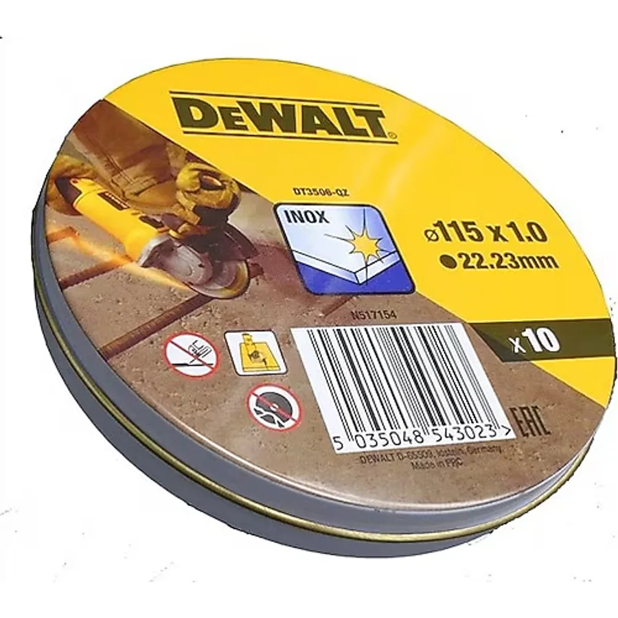 Dewalt DT3506 115x1 mm 10'lu Inox Kesici Disk