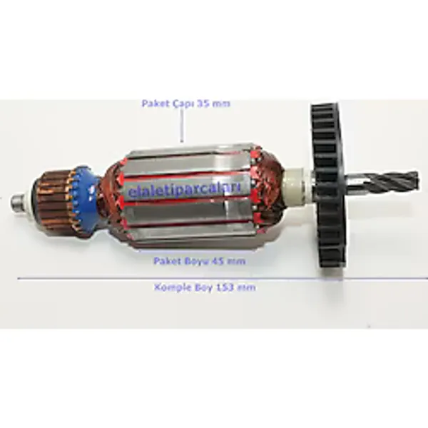DeWalt Tipi D 25143 Endüvi Rotor Kollektör