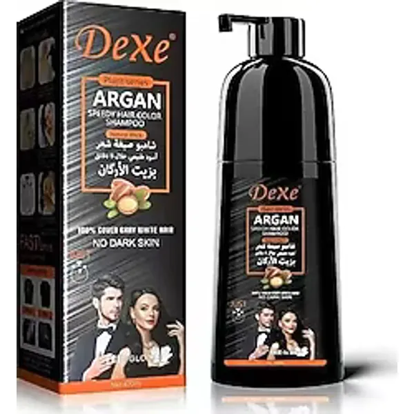 Dexe Argan Yağlı Beyaz Kapatıcı Siyah 420 ml Şampuan