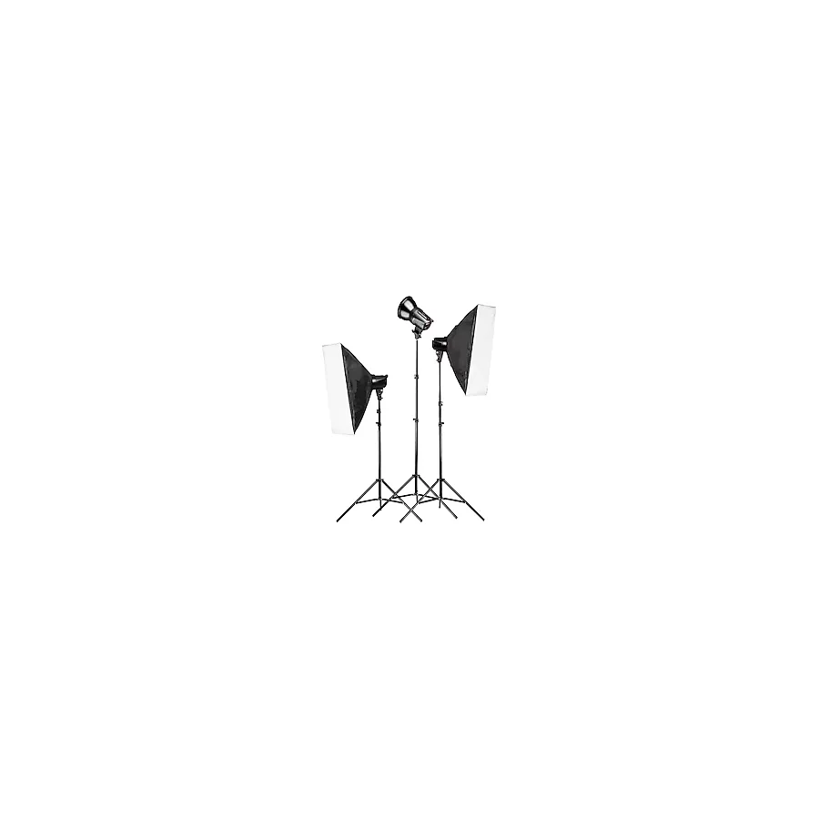 Deyatech Tolifo Paraflaşh Seti 400W 3lü Paraflaşh Softbox 50X70CM Paraflaş Seti