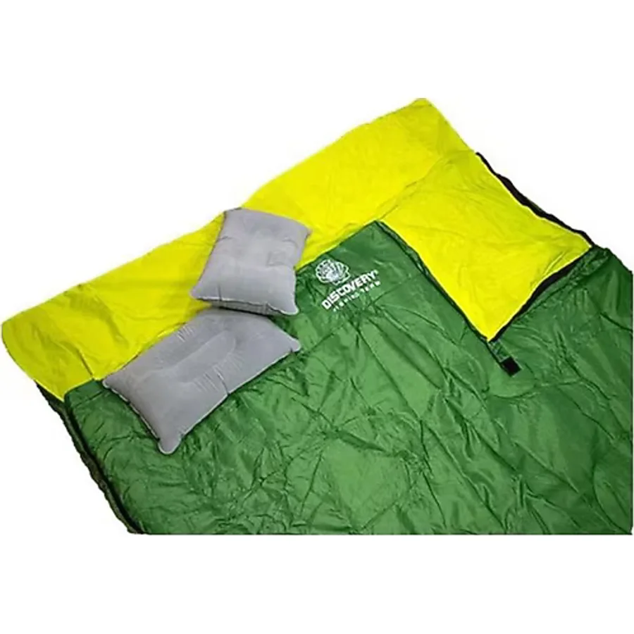 DFT Çift Kişilik(190+30)x145cm yeşil -5°Uyku Tulum