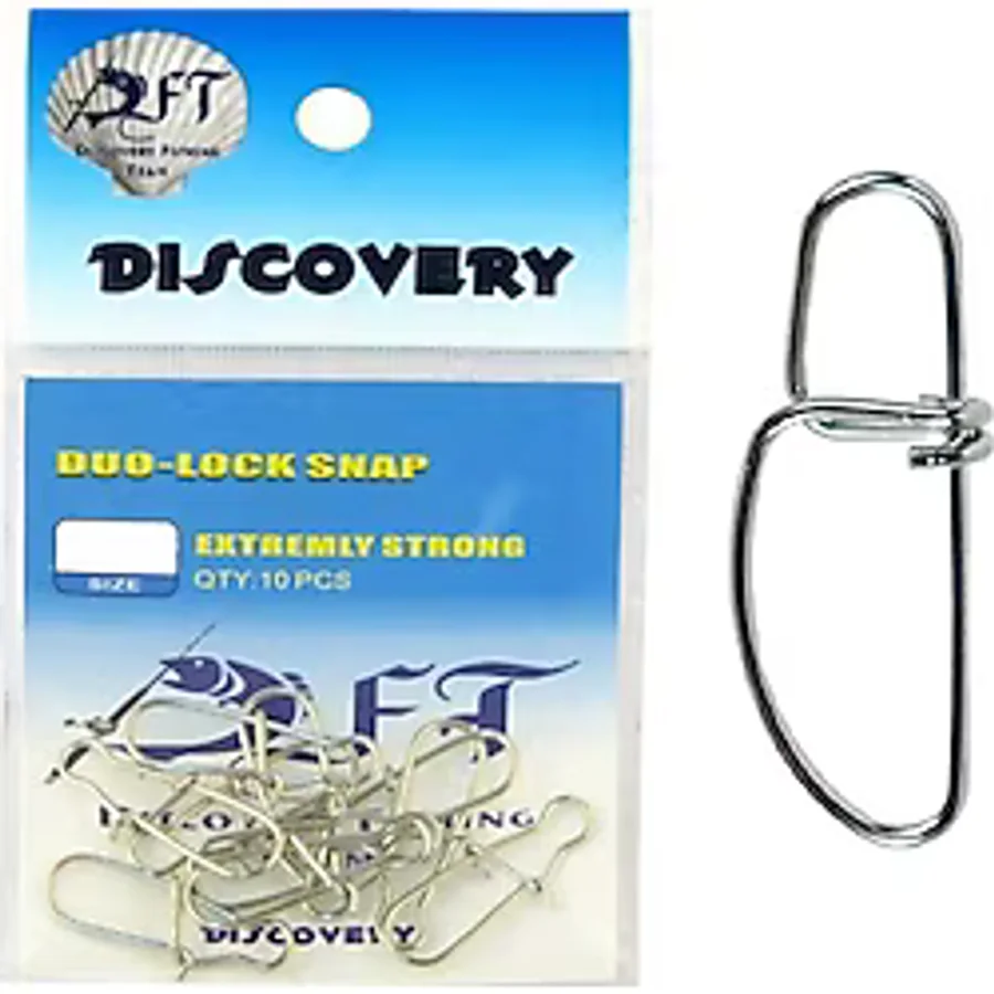DFT CJS032 Duo Lock Nikel Klips (10'lu) No:4