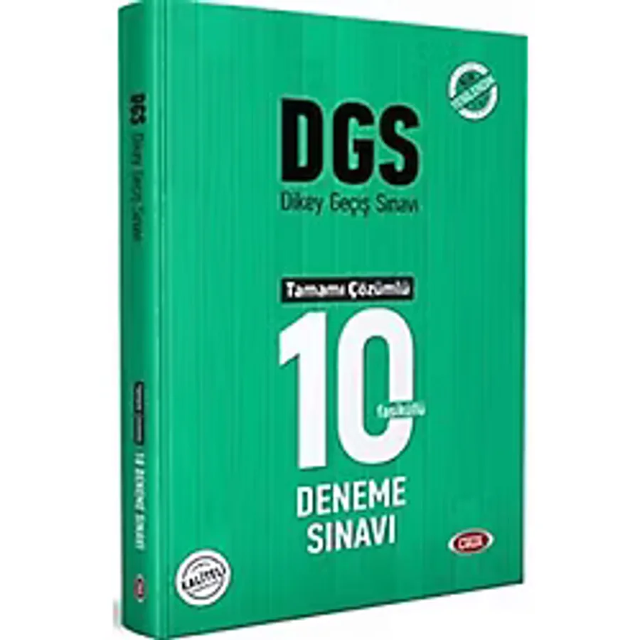 DGS Tamamı Çözümlü 10 Deneme Sınavı