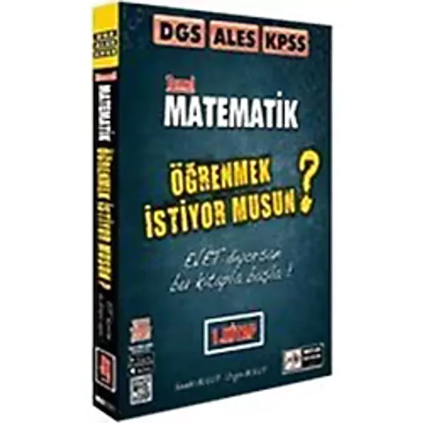 DGS Temel Matematik Video Çözümlü Soru Bankası 1.Kitap