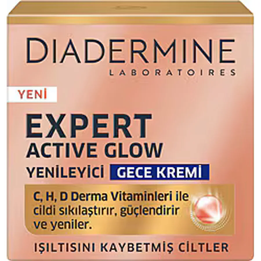 Diadermine Expert Active Glow Yenileyici 50 ml Gece Kremi