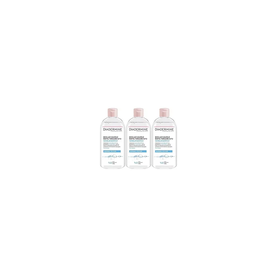 Diadermine Micellar Nemlendirici 400 ml 3 Adet Makyaj Temizleme Suyu
