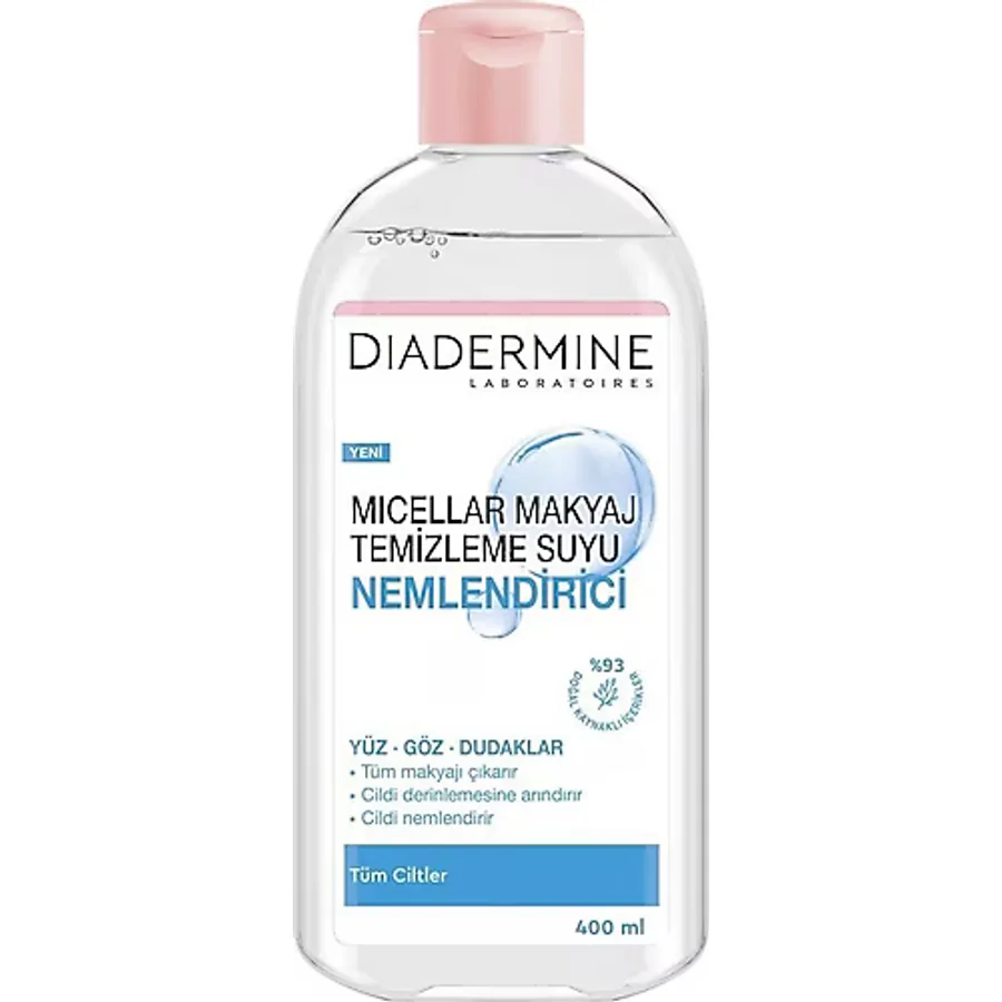 Diadermine Micellar Nemlendirici 400 ml Makyaj Temizleme Suyu
