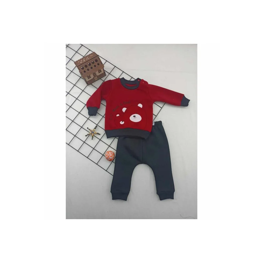 DİAMONDSTAR BEBEK 3İP ŞARDONLU EŞOFMAN TAKIM