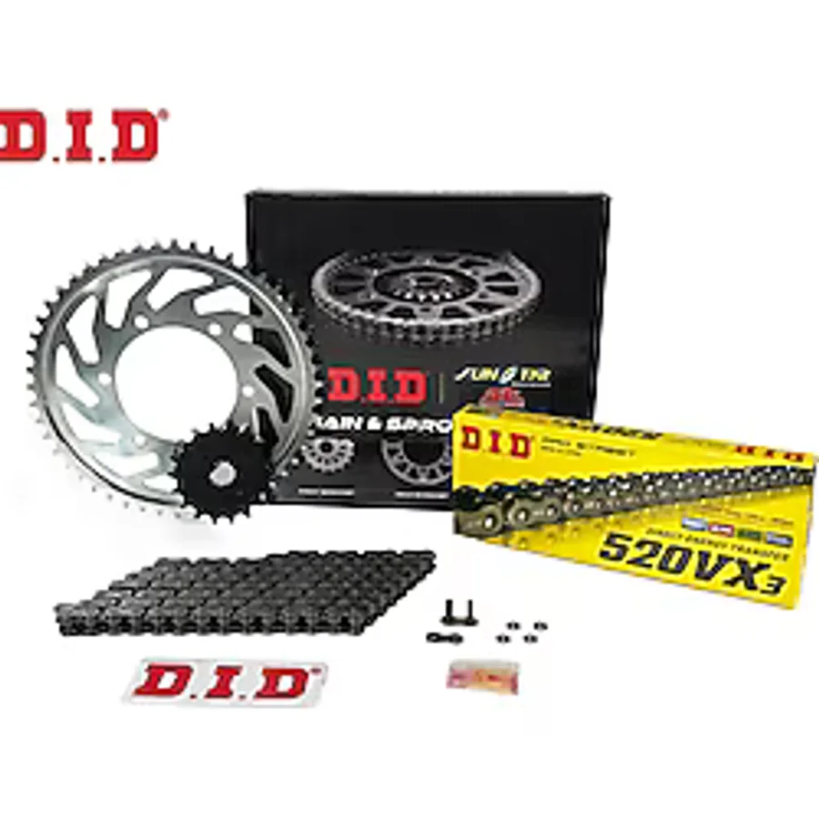 Dıd Zincir Dişli Seti Husqvarna Fc / Fe 450 Cc 2020-2021 / Zincir : Dıd-520vx3 Çelik -118 / Dişli: Sunstar 13t - Jt 50t