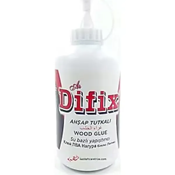 DİFİX ahşap-karton-kağıt için Su Bazlı Pva Esaslı Çok Amaçlı Beyaz Tutkal 200 gram