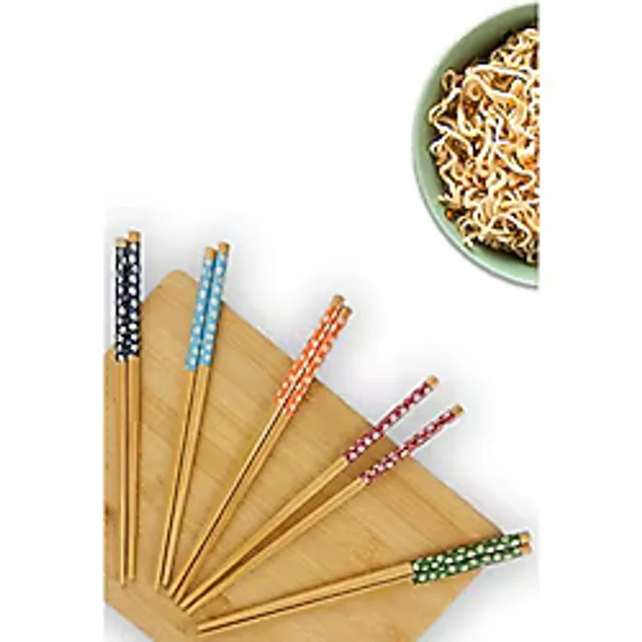 Digithome Bambu 10 Lu Chopsticks Yemek Çubuğu Seti Thn75537
