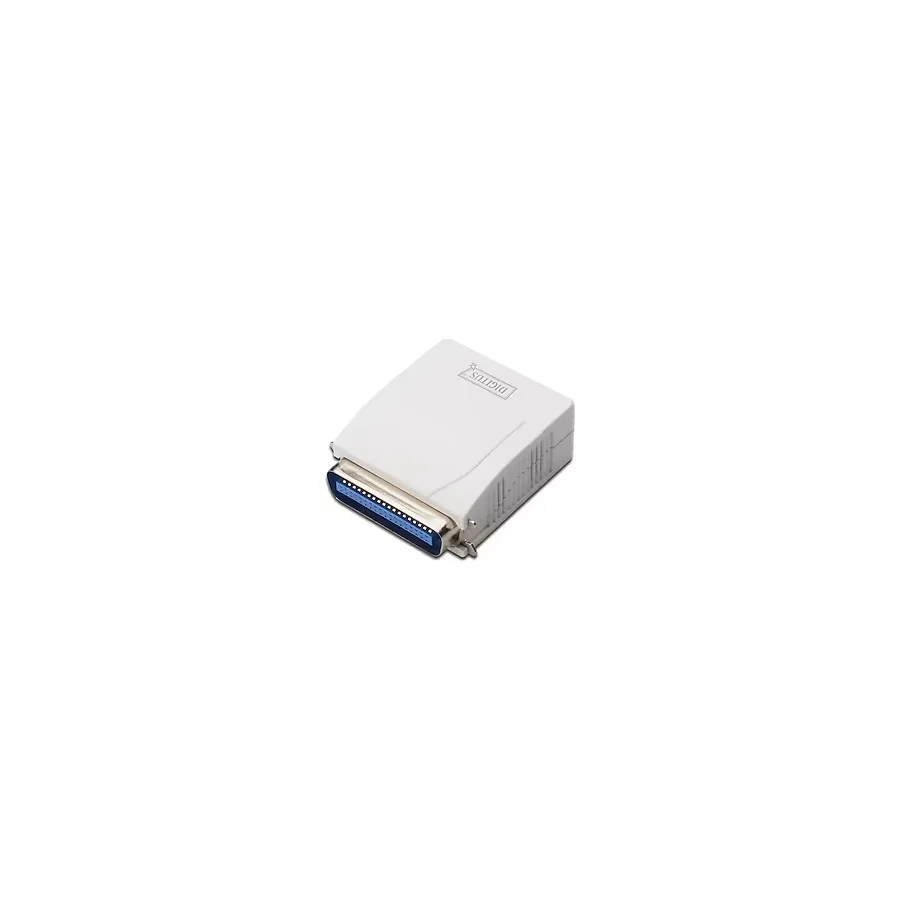 Digitus 1 Port Fast Ethernet Print Server, 1 X Db-36-Pin Erkek Centronics, 1 X Rj45Digitus Parallel Print Server, 1-Port 1X Rj45, 1X Db-36-Pin Male Centronics