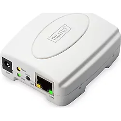 Digitus 1 port Fast Ethernet Print Server, 1 x USB 2.0 port, 1 x RJ45 USB Print Ser