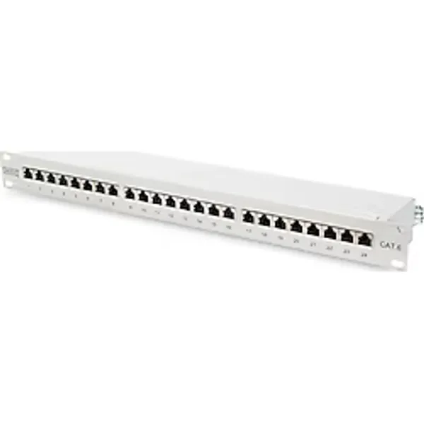 Digitus 19 Inch 24 Port Cat-6 Ftp Patch Panel, Zirhli
