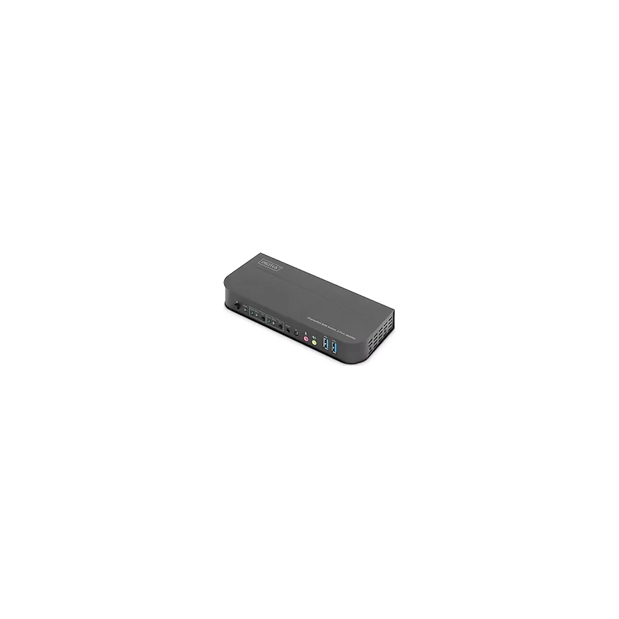 Digitus 2 Port USB 3.0 DisplayPort KVM Switch, 4K60Hz, KVM (Keyboard/Video Monitor/Mouse) Periferi (