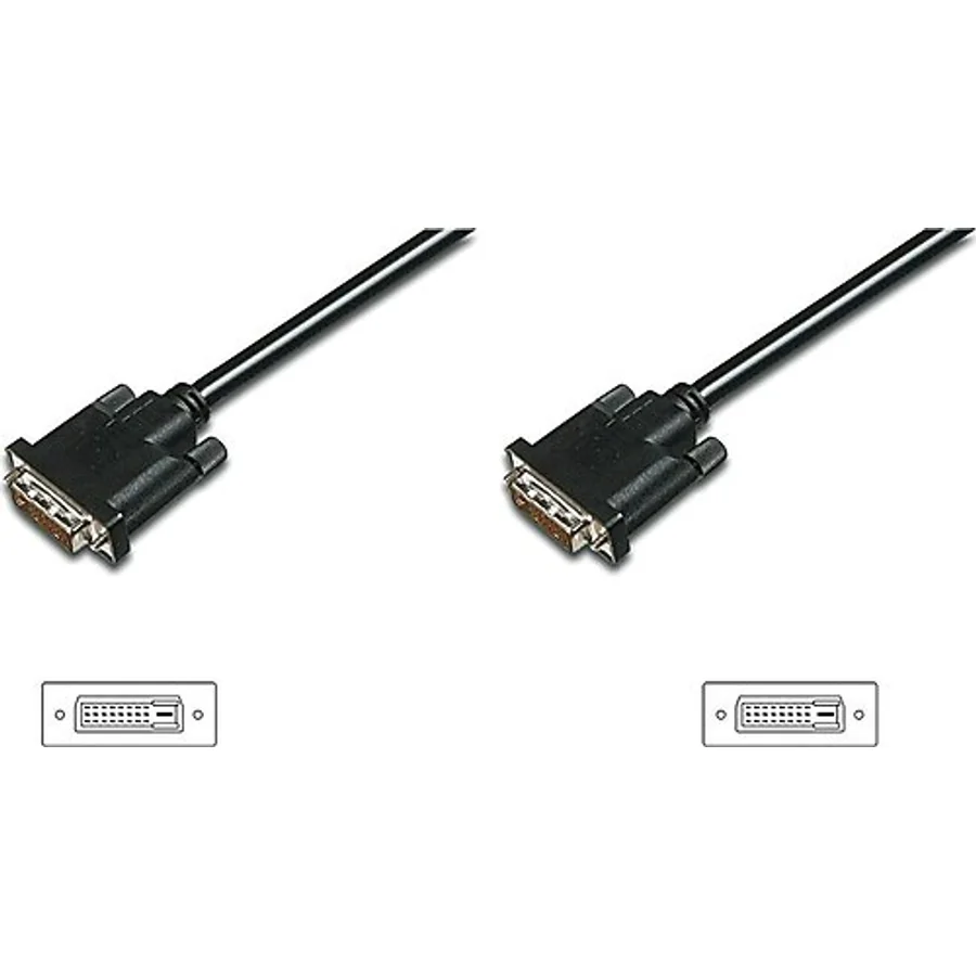 Digitus Ak-320108-020-S 2 m DVI Kablo