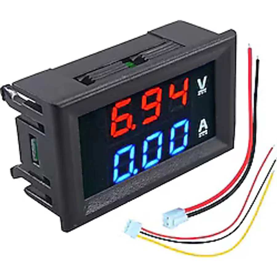Dijital Ampermetre-Voltmetre DC 0-30V 0-10A Dual