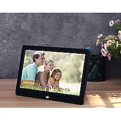 Dijital Fotoğraf Çerçevesi 10.2 inç Video+Mp3 Kumandalı