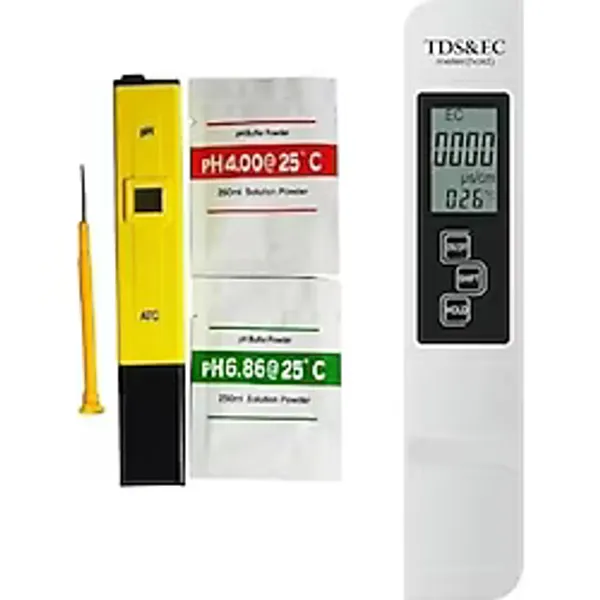 Dijital Ph Ölçer + Tds Ec Metre Termometreli Su Kalite Ve Iletkenlik Ölçüm Cihazı