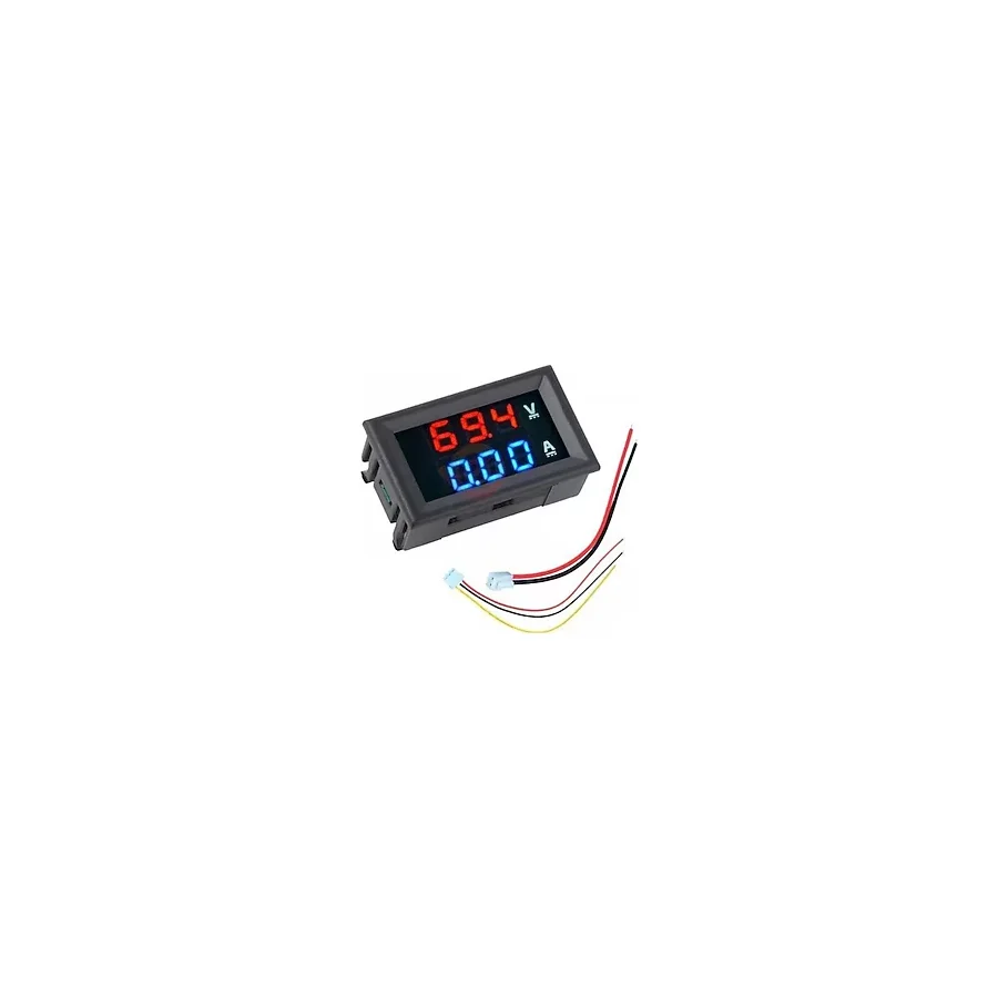Dijital Voltmetre Ampermetre Dc 100v 10a