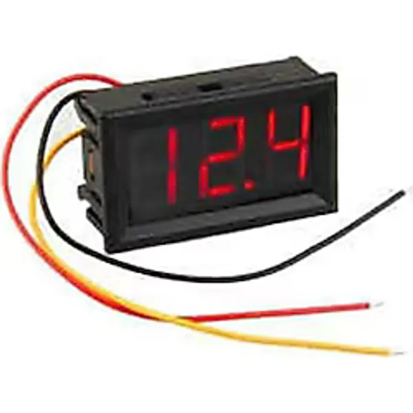 Dijital Voltmetre DC 0-100V 3 Kablolu