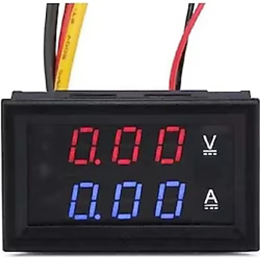Dijital Voltmetre Dijital Ampermetre DC 100V 10A Gerilim Akım