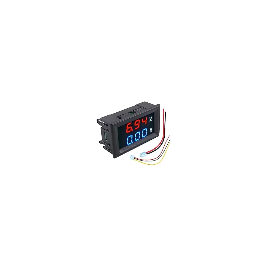 Dijital Voltmetre Dijital Ampermetre Dual Dc 0-100V 10A