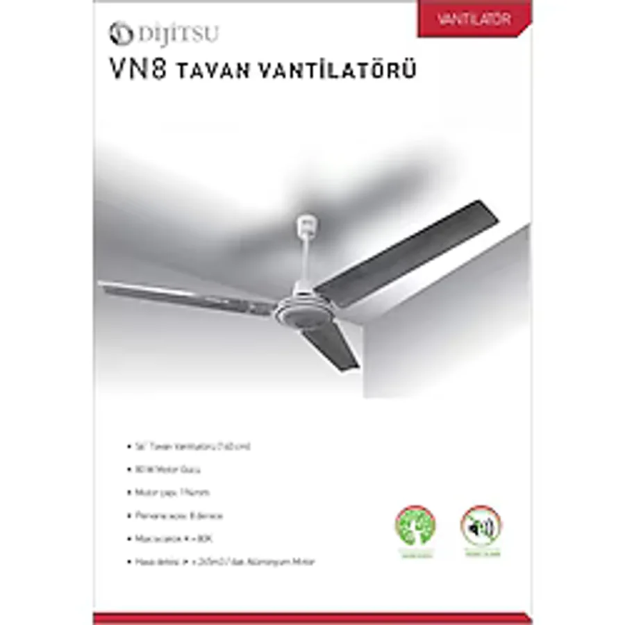 Dijitsu VN 08 Tavan Vantilatörü