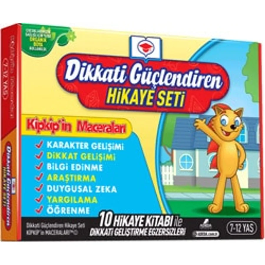 Dikkati Güçlendiren Hikaye Seti - Kip Kip'in Maceraları Kutulu Set