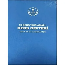 Dilman - Ders Defteri 10 Ders Yoklamalı Plastik Kapak