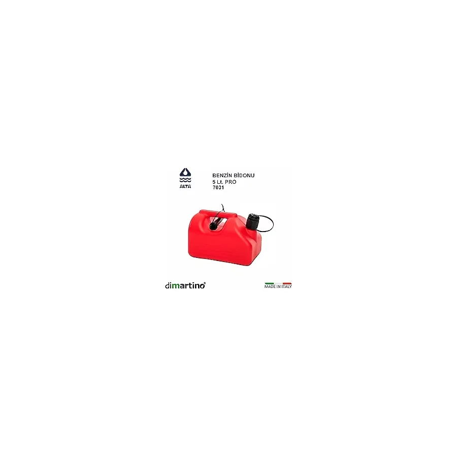 Dimartino Pro Benzin Ve Yağ Bidonu 5 Lt 7031