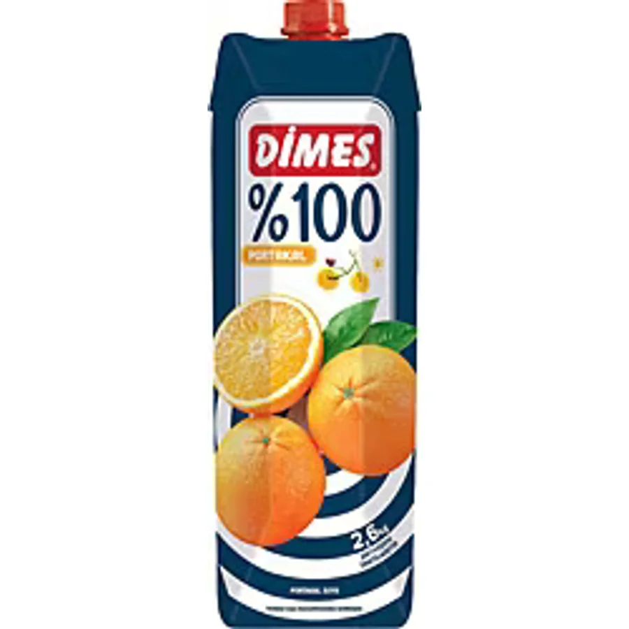 Dimes %100 Portakal Meyve Suyu 1 lt