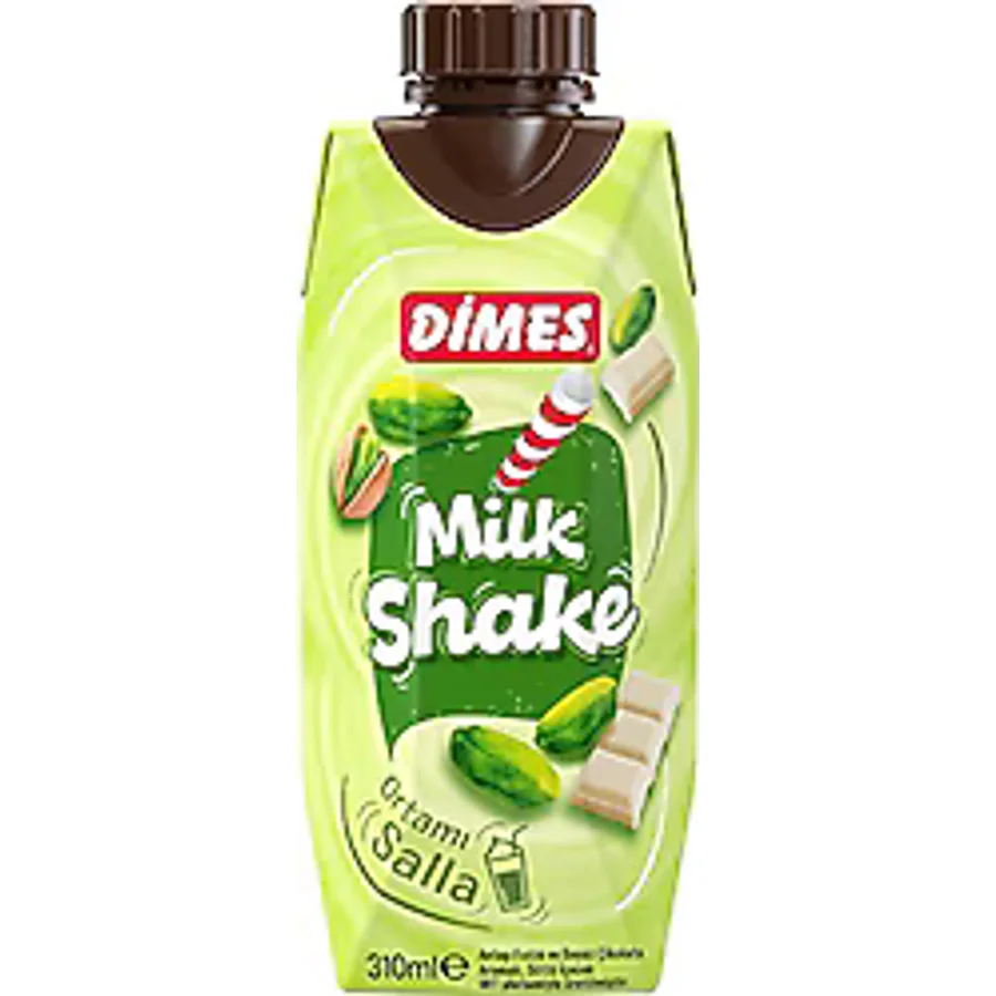 Dimes Antep Fıstıklı ve Beyaz Çikolatalı Milkshake 310 ml