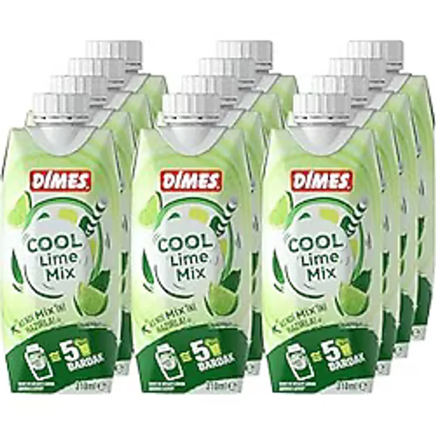 Dimes Cool Lime Özü 310 ml 12'li