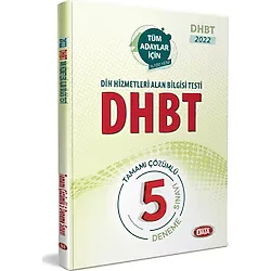 Din Hizmetleri Alan Bilgisi Testi (Dhbt) Tamamı Çözümlü 5 Deneme Sınavı