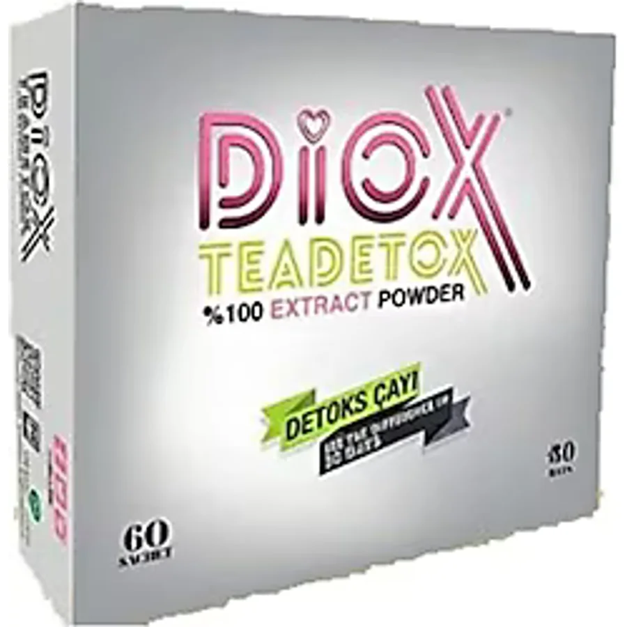 Diox Tea 1 Aylık Kullanım Detoks Çayı 60'lı