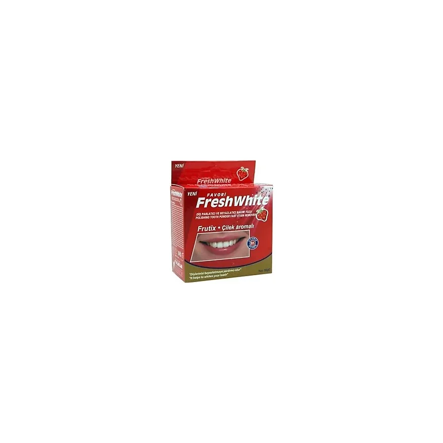 Diş Parlatıcı Ve Beyazlatıcı Bakım Tozu 50g - Çilek Aromalı