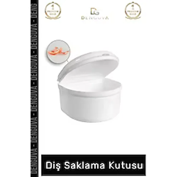 #Dişkabı Şeffaf Protez Diş Saklama Kabı Hijyenik Dayanıklı Plastik Geniş Kutusu Büyük Boy 1 Adet