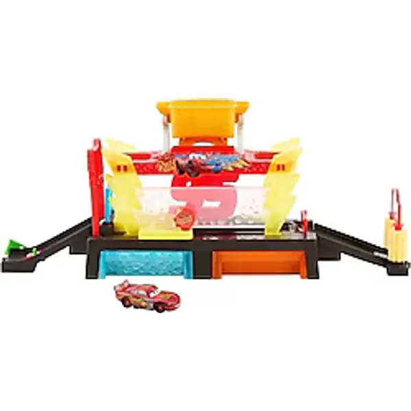 Disney Cars Renk Değiştiren McQueen ile Araba Yıkama Oyun Seti JBM70