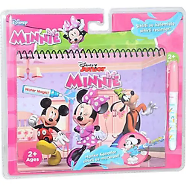 Disney Minnie 3 - 5 Yaş Sihirli Boyama Kitabı 10 Sayfa 50 CENT Yazarıyla Eğlenceli Su Macerası