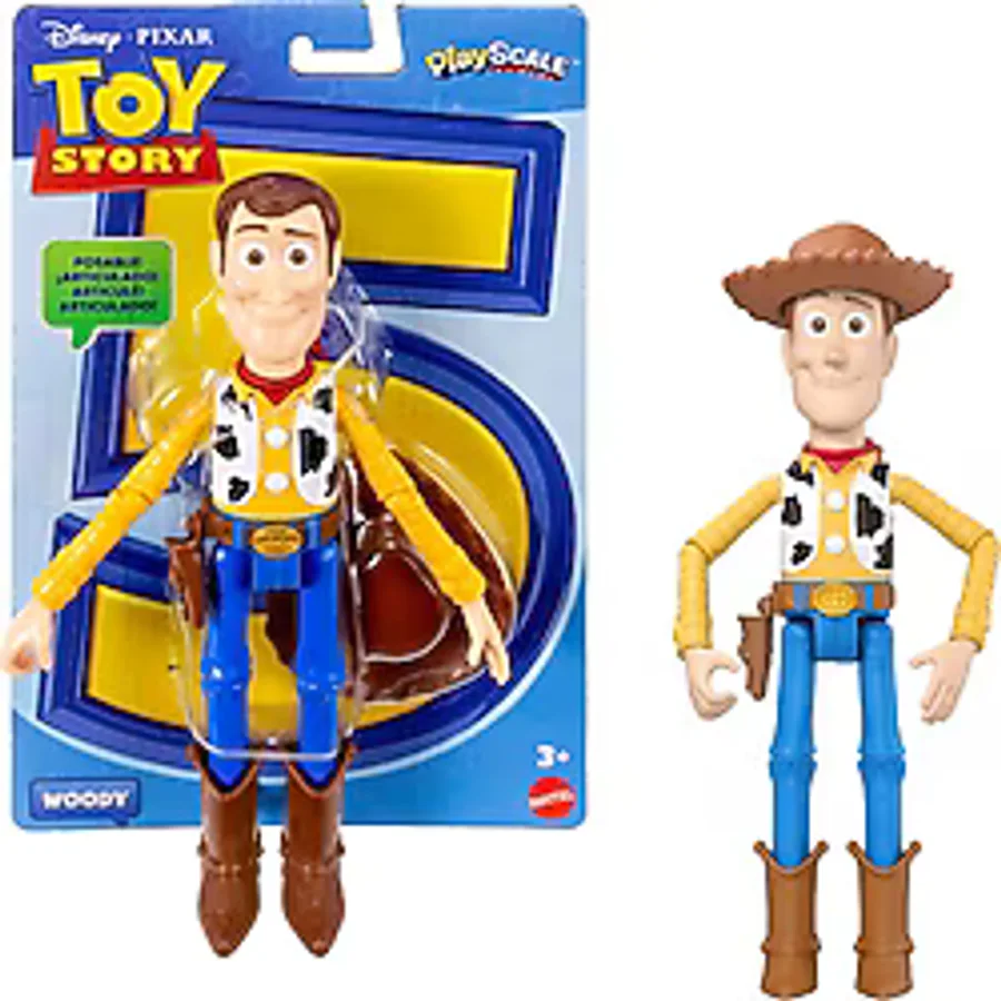 Disney Pixar Toy Story 5 Woody Aksiyon Figürü 14 Bükülebilir Eklemi Olan ve Oyunlar İçin Ideal Boyutlu 23 Cm'lik Disney ve Pixar Oyuncak Hikayesi Woody Aksiyon Figürü JKV14