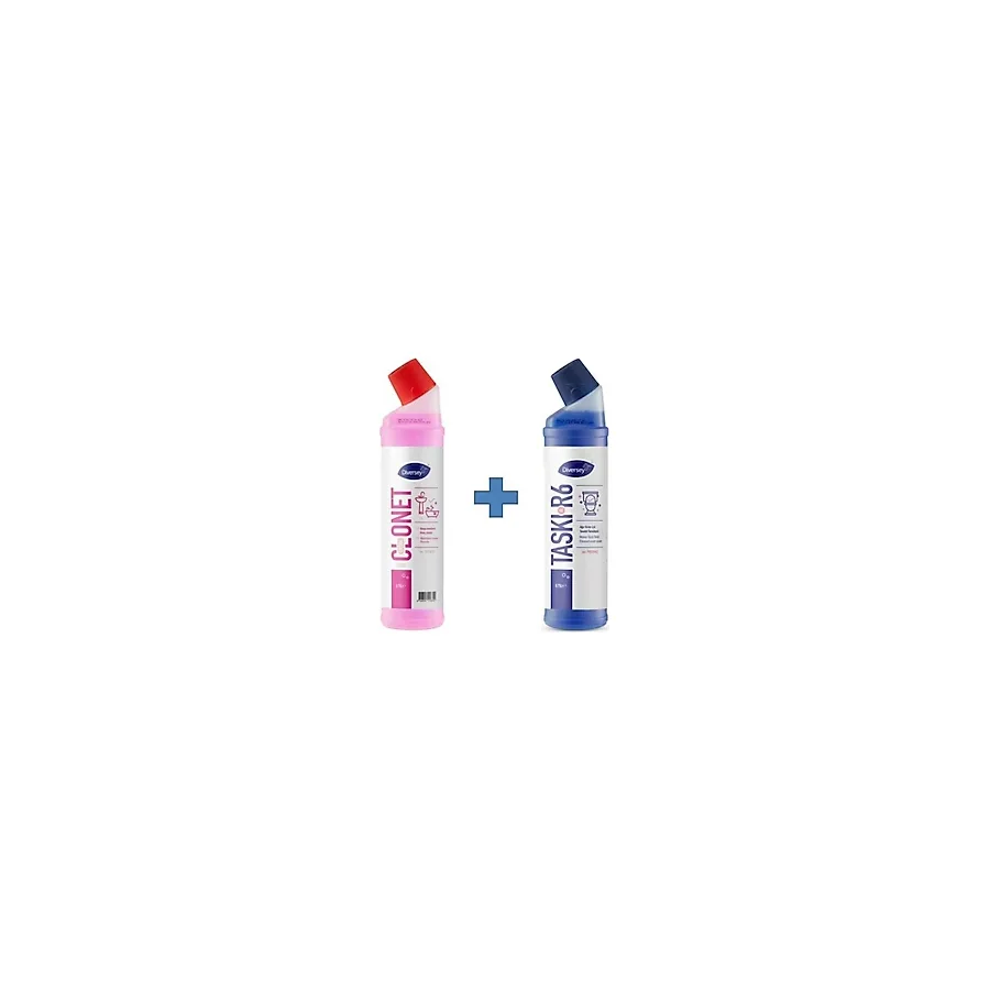 Diversey Taski Clonet 750 ml + Taski R6 750 ml Wc Tuvalet Temizleyici