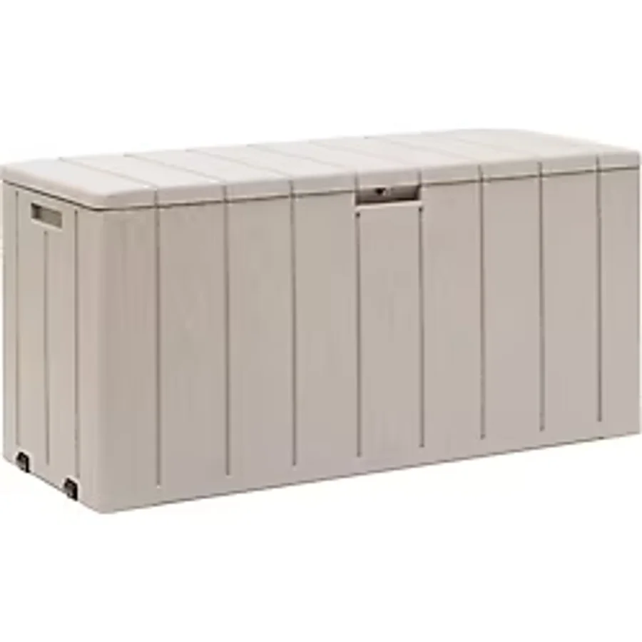 Divona Home Toomax Bravo 270 Bahçe Depolama Sandığı (117,5 Cm X 45 Cm X 56 Cm ) Krem